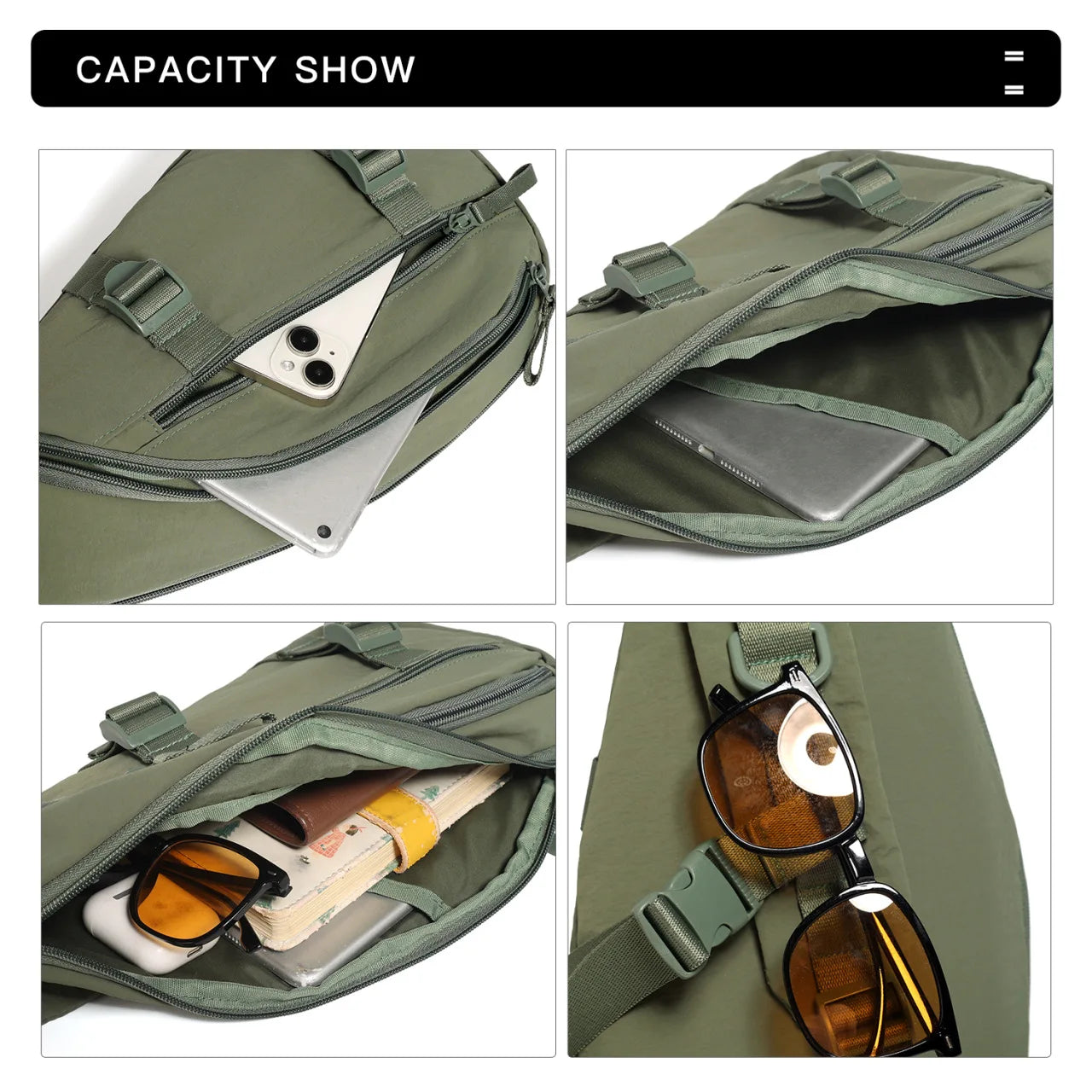 Multifunctional Lightweight Chest Bag for Casual Travel & Sports