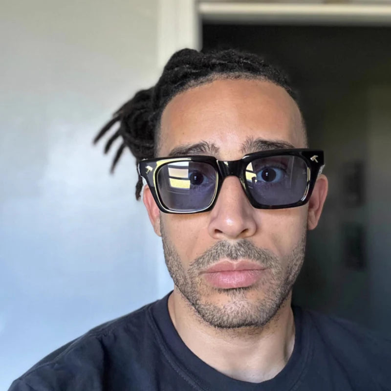 Men's Vintage Acetate Sunglasses | UV400 Stylish Eyewear