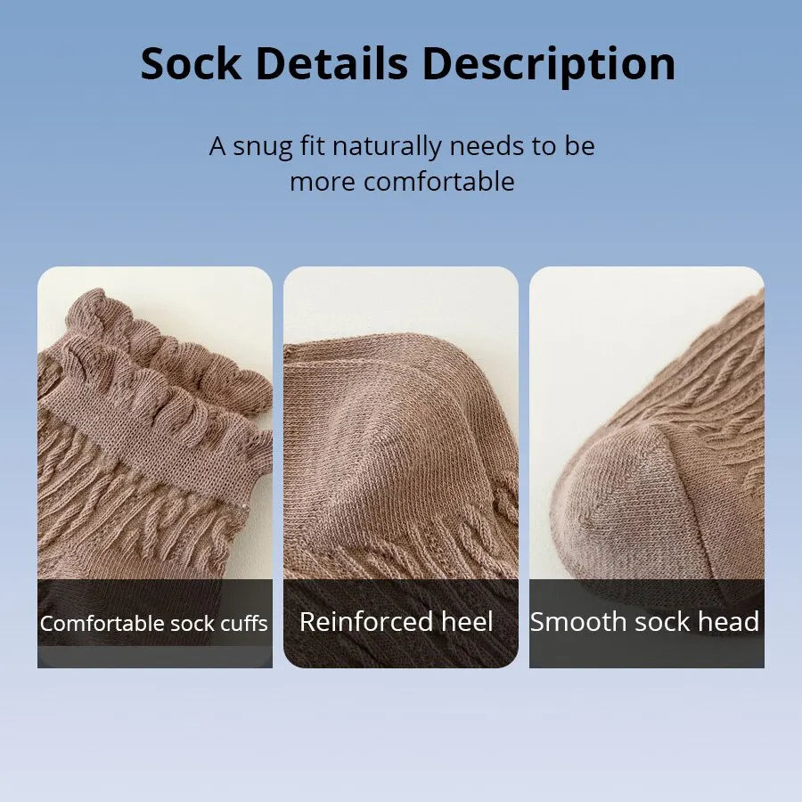 Women's Lace Low Tube Socks | Stylish Ankle Sock Set