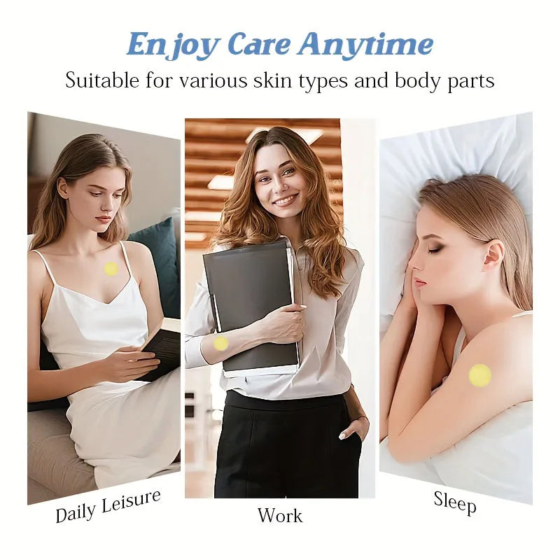 Gentle Yellow Body Care Patches for Daily Skin Care - Unisex