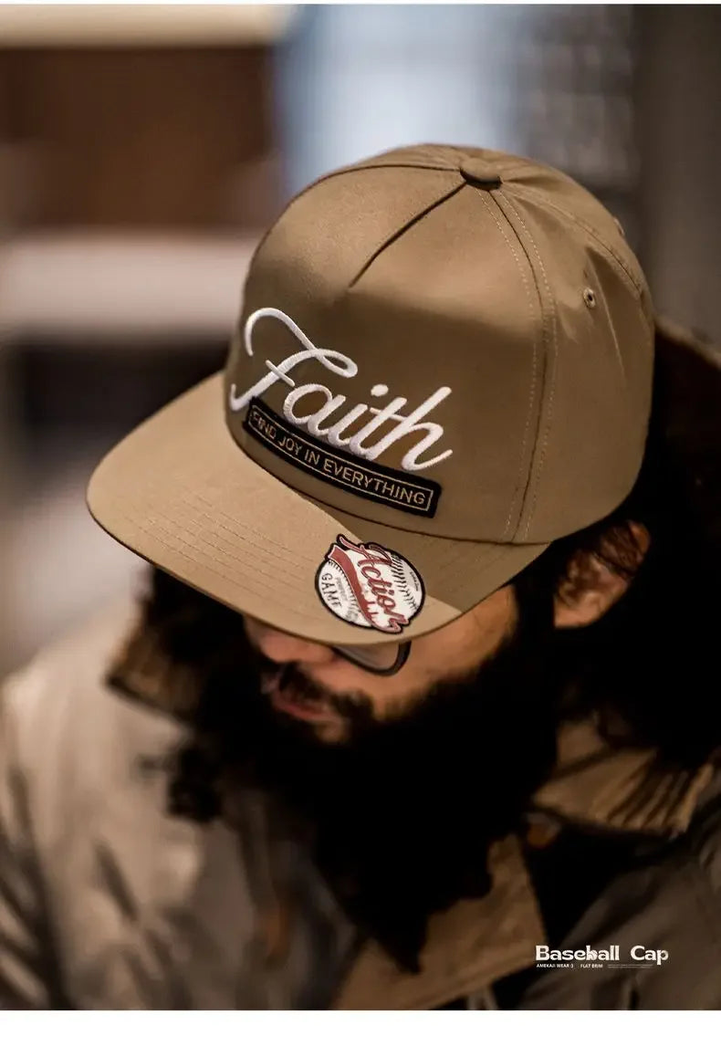 Unisex Vintage Letter Embroidered Baseball Cap | Casual Sun Hat