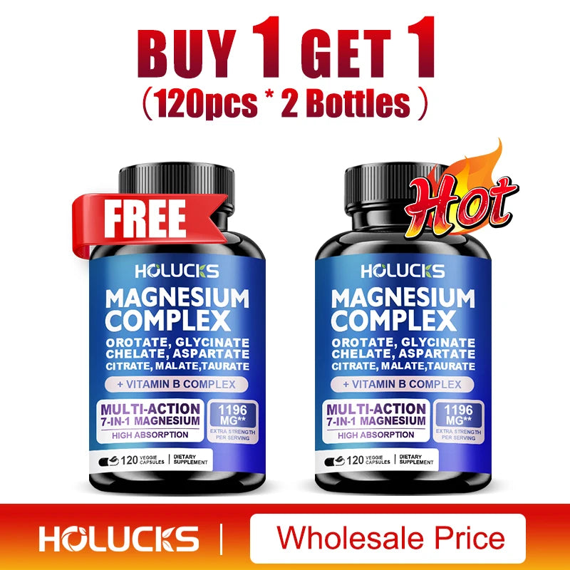 Magnesium Complex Supplements for Brain Health & Relaxation