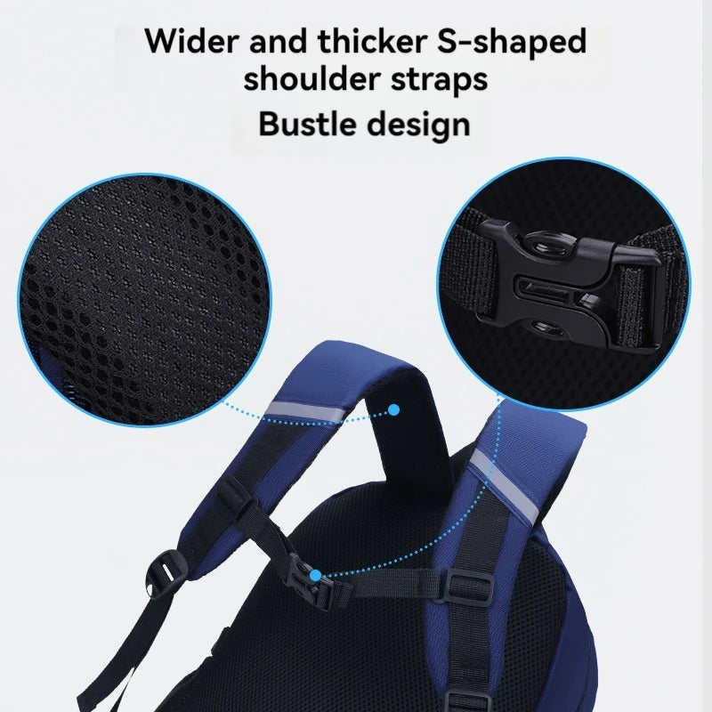 Lightweight Boys Schoolbag for Grades 1-6 | Large Capacity Kids Bag