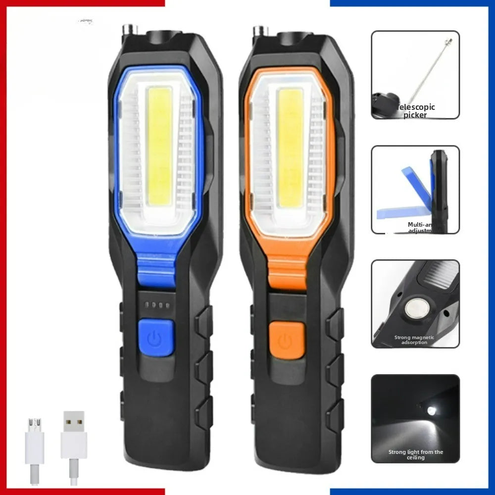 Super Bright USB Rechargeable LED Car Inspection Light | Emergency Work Light