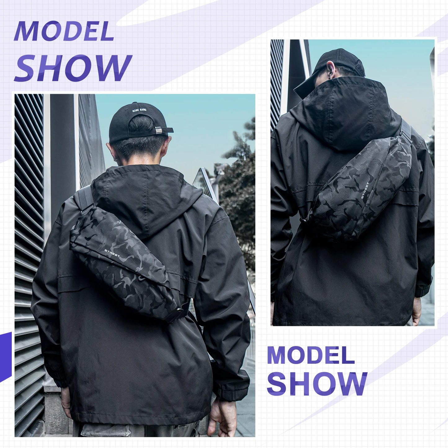 Waterproof Anti-Theft Sling Bag for Active Outdoor Adventures