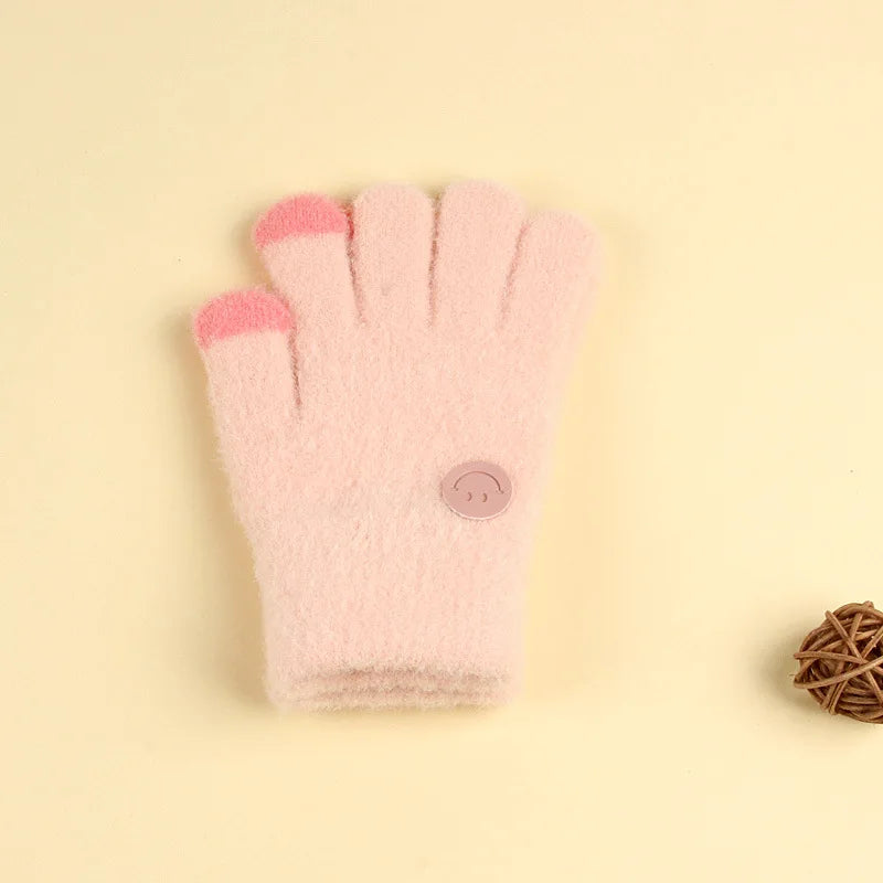 Kids Winter Fleece Gloves | Cozy Plush Mittens for Cold Weather