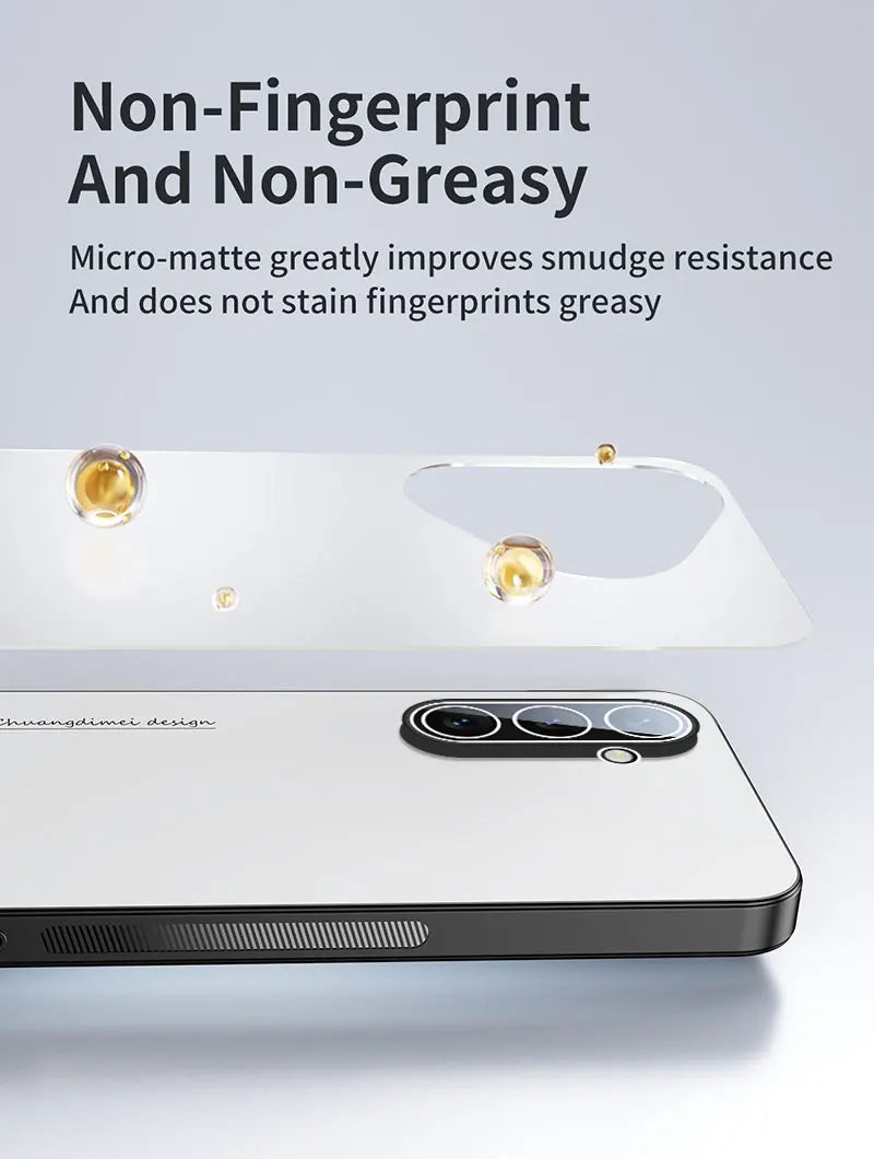 Luxury AG Matte Case For Samsung Galaxy A06 A16 A26 A36 A56 Magnetic PC Frosted 360 Degree Bracket Stand Protective Cover