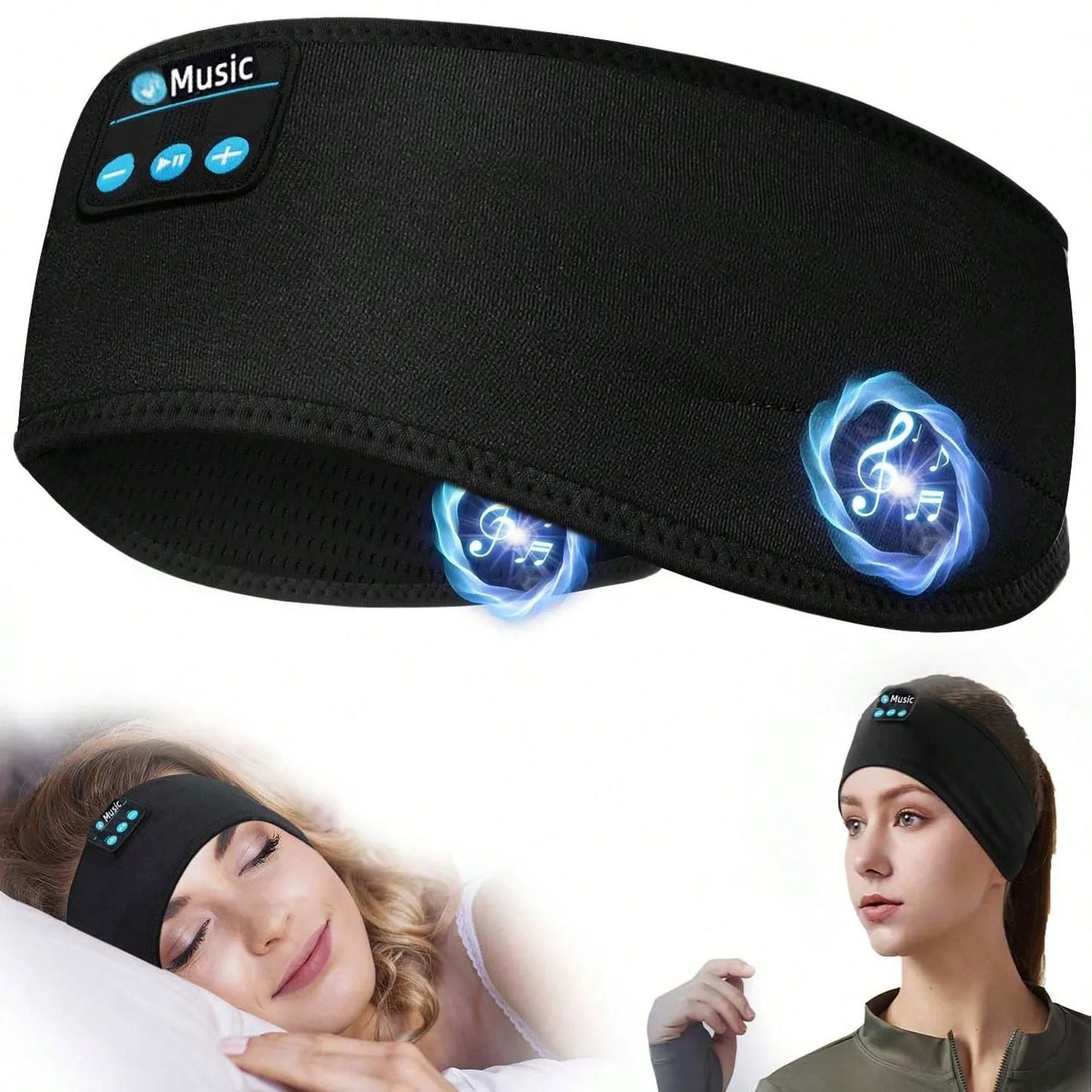 Bluetooth Sleep Headphones | Wireless Music Earbuds Eye Mask