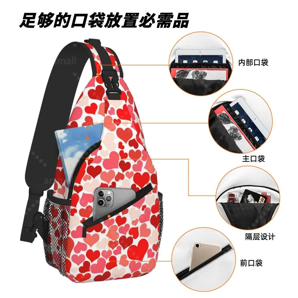 Lightweight Crossbody Sling Bag for Travel & Outdoor Activities