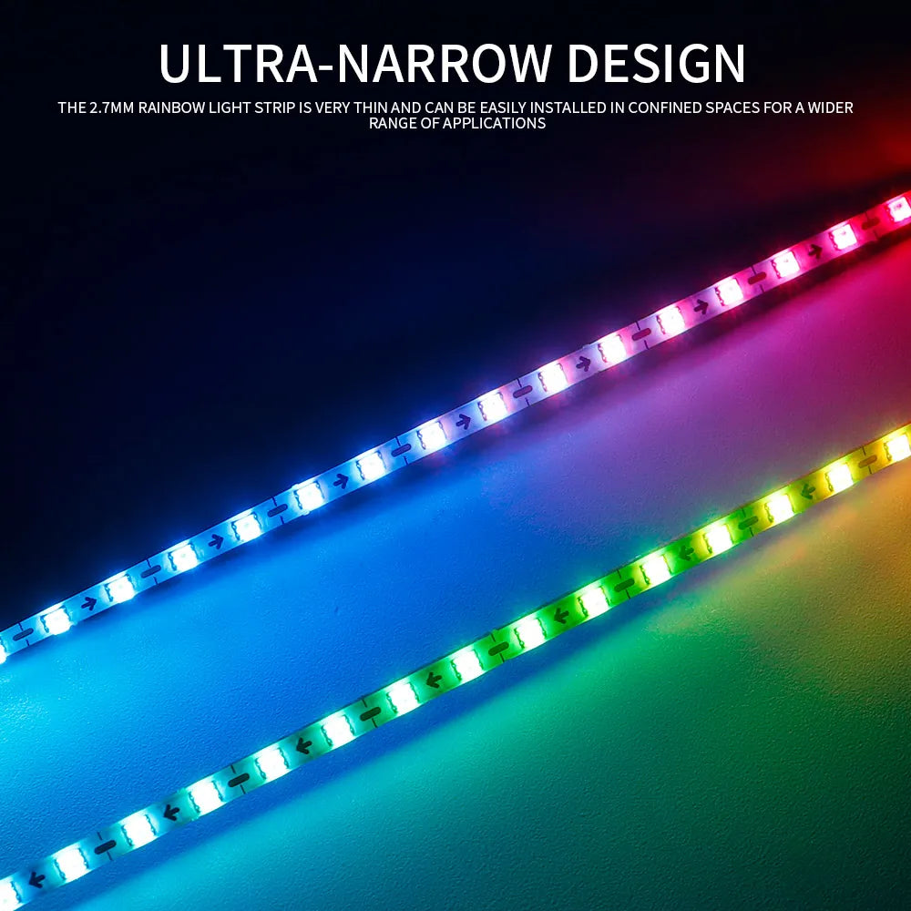 Ultra Narrow RGBIC LED Strip | Individually Addressable Light Strip