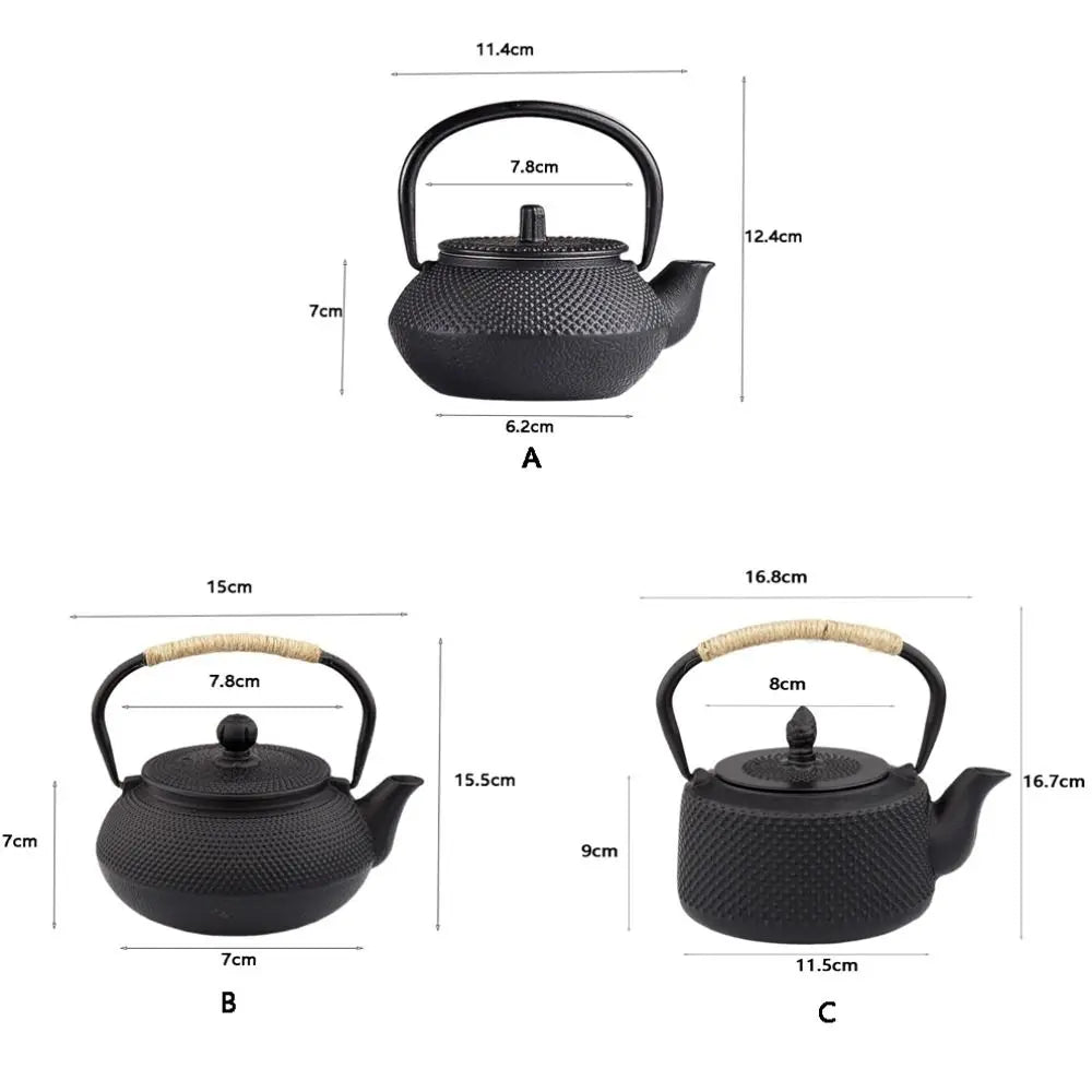 Antique Style Cast Iron Tea Kettle | Fast Heating Design