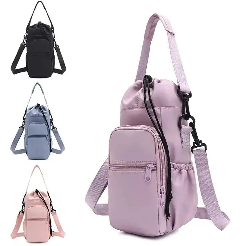 Portable Water Bottle Bag | Insulated Thermal Mugs with Strap