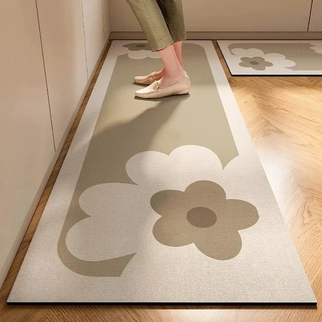 Soft Japanese Style Diatomite Floor Mat | Super Absorbent & Anti-Slip