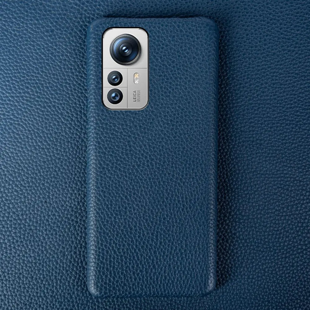Luxury Genuine Leather Case for Xiaomi Phones | Shockproof Protection