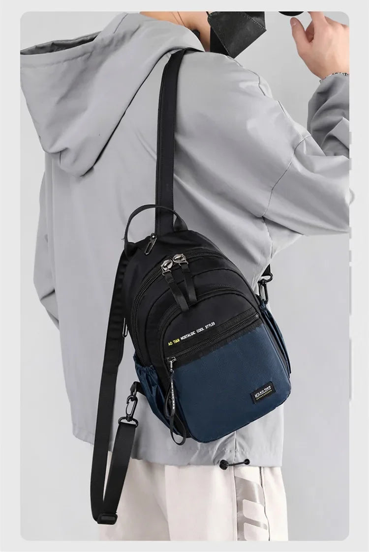 Casual Men's Multi-Functional Shoulder Bag | Perfect Travel Companion