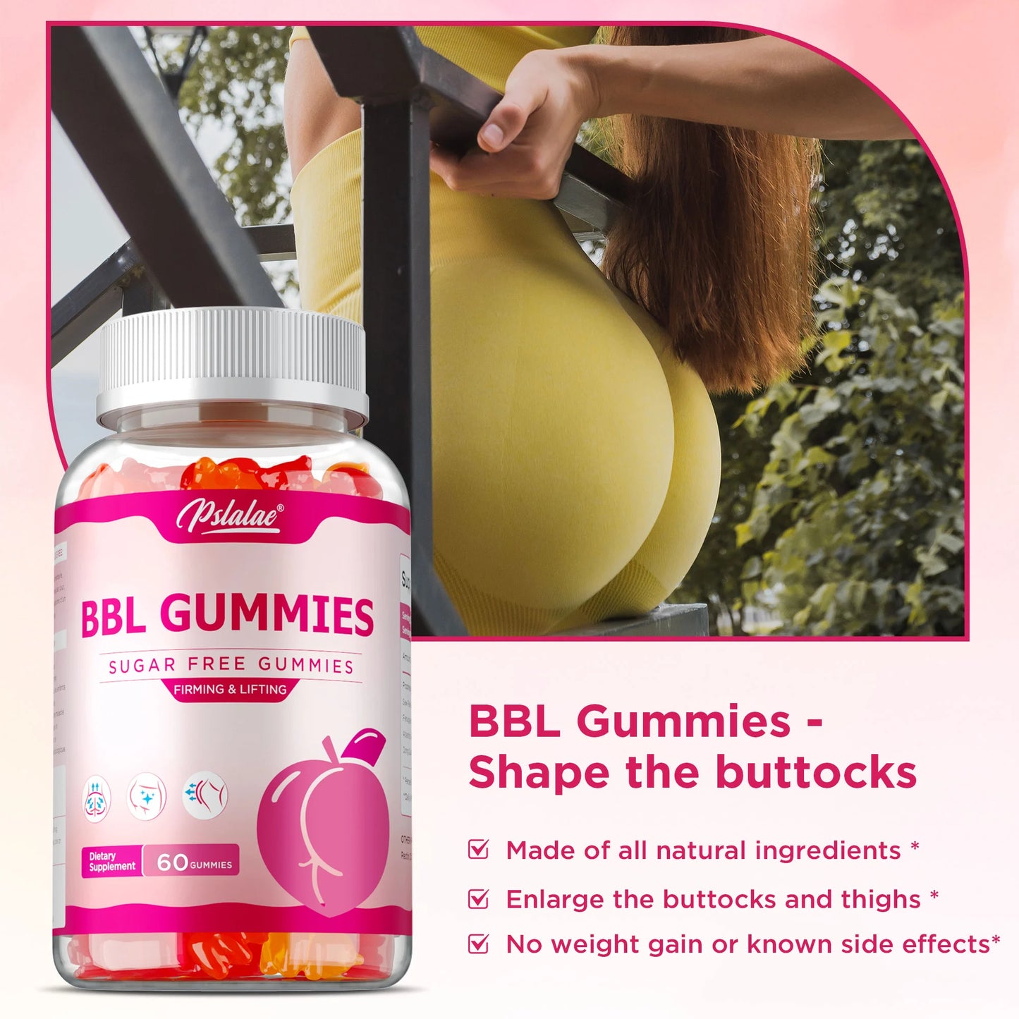 BBL Gummies for Curves | Sculpt Your Butt and Hips Naturally