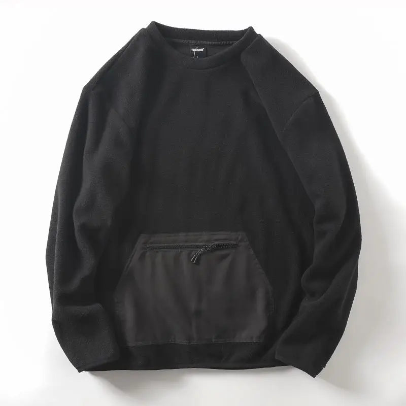 Men's Warm Fleece Pullover Hoodie | Casual Autumn Winter Top