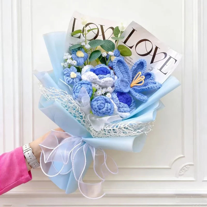 Artificial Crochet Flower Bouquet | Eternal Gift for All Occasions