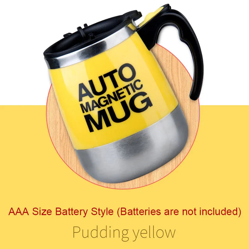 Taza eléctrica autoagitadora | Mezclador inteligente para café y leche
