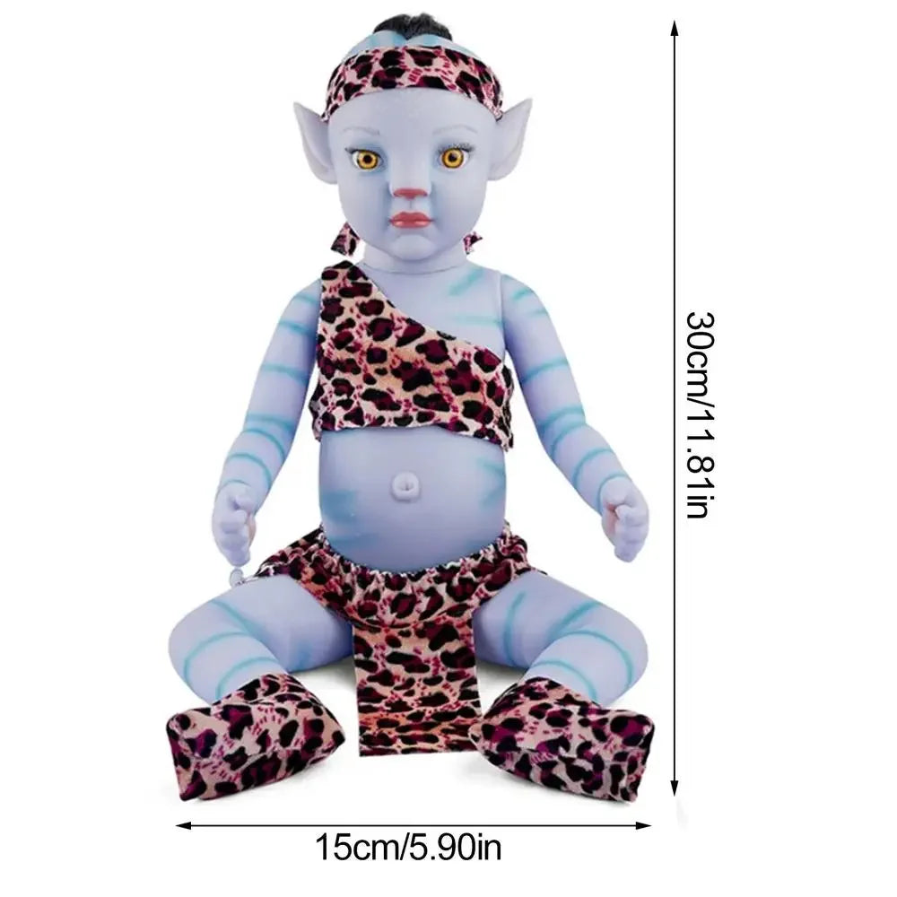 12 Inch Luminous Reborn Baby Doll | Soft Vinyl Kids Toy Gift