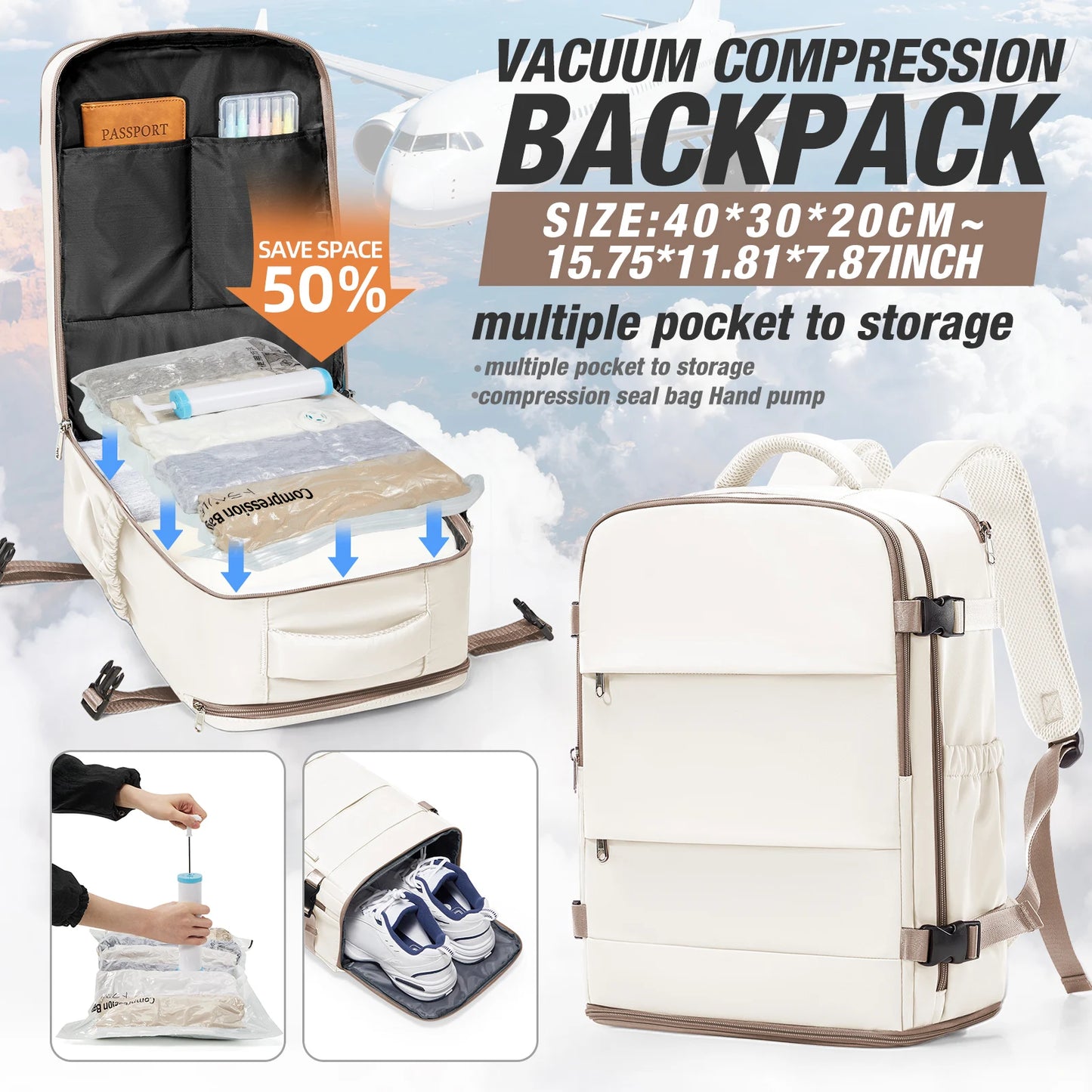 Versatile Travel Backpack | Unisex Outdoor Laptop Bag for Students