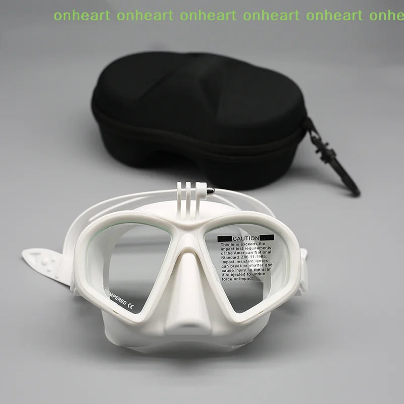 Foldable J-Type Diving Mask with Camera Mount | Snorkeling Set