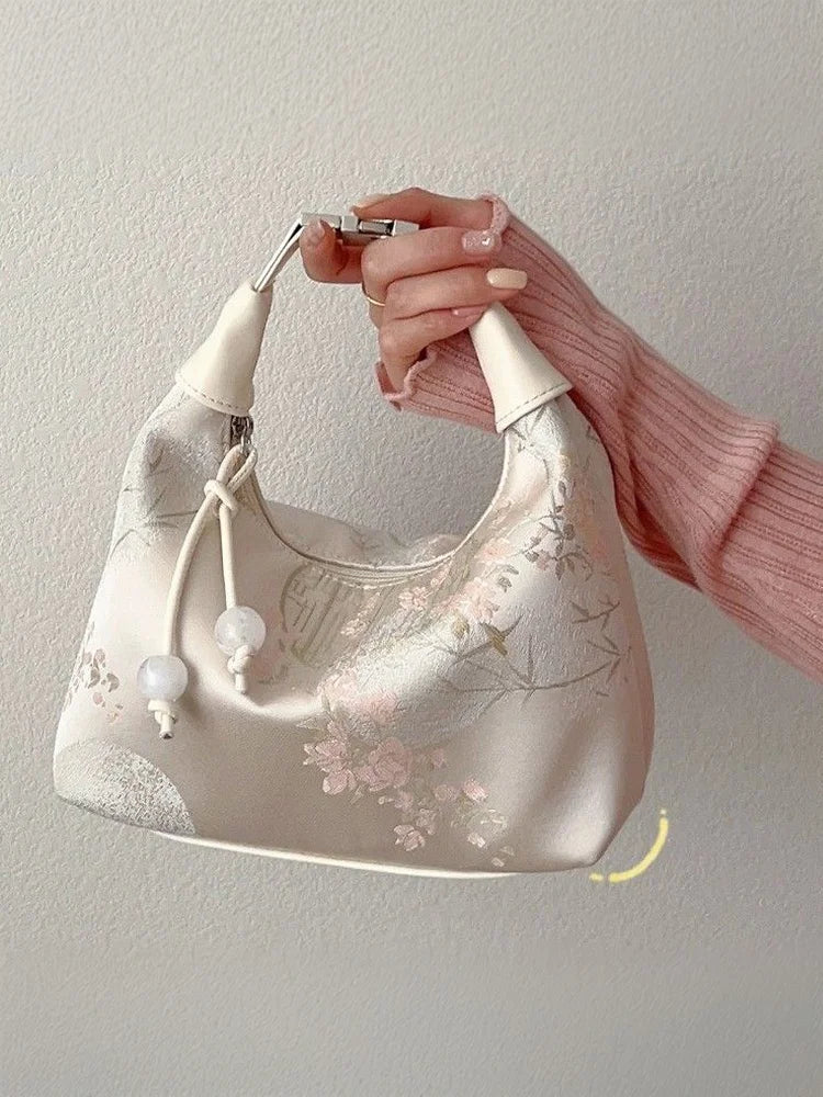 Bolso de mano bordado elegante de estilo chino | Bandolera versátil