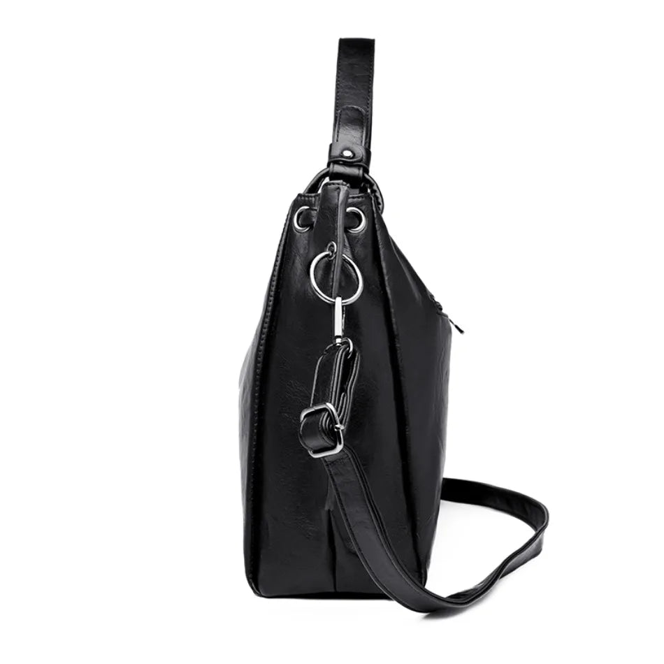 Stylish Large Capacity PU Leather Handbags for Women