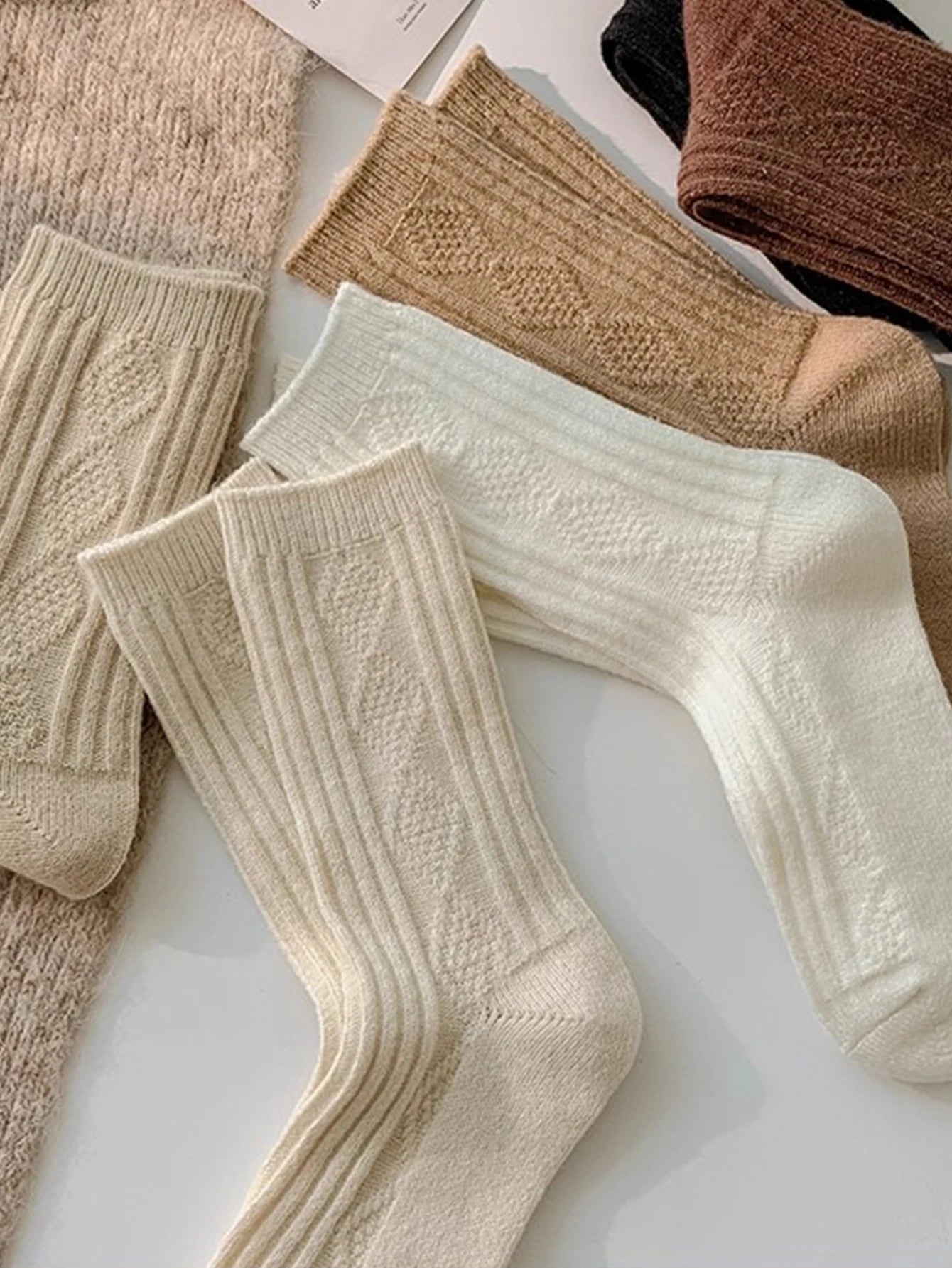 Women's Winter Cashmere Wool Socks | Thermal Warmth Pack