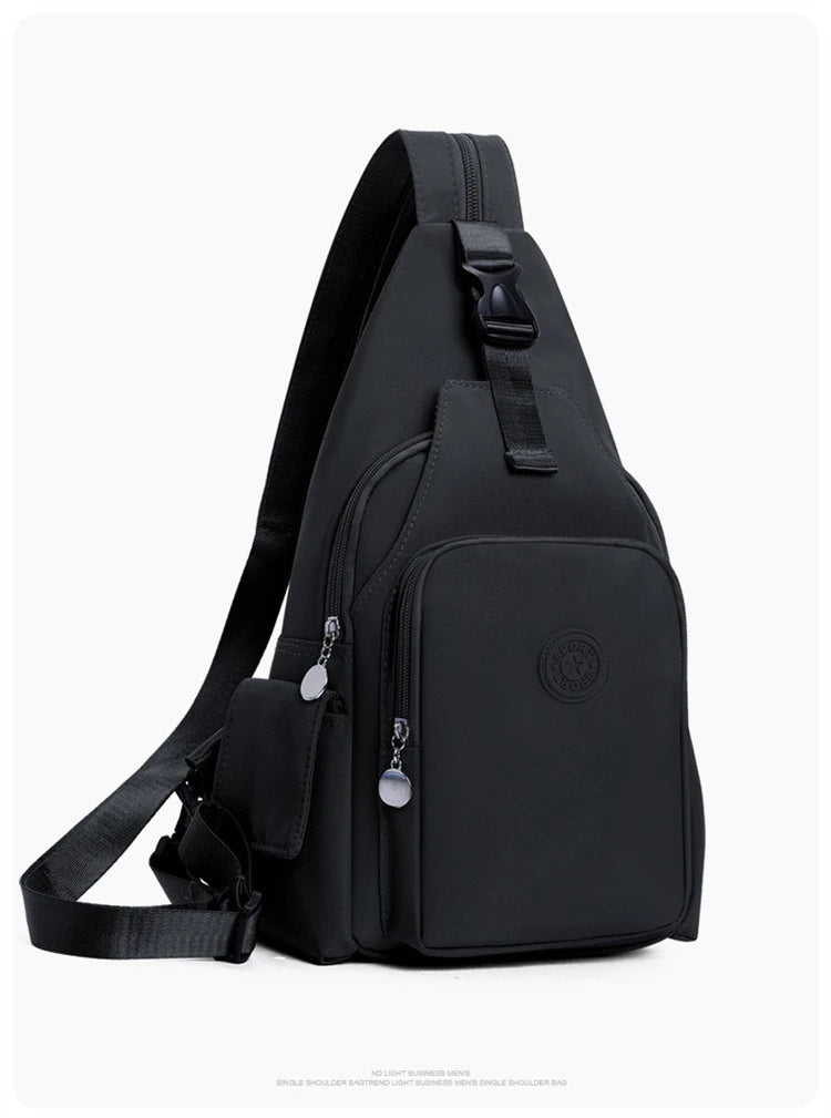 Casual Multi-Functional Nylon Chest Bag | Stylish and Practical