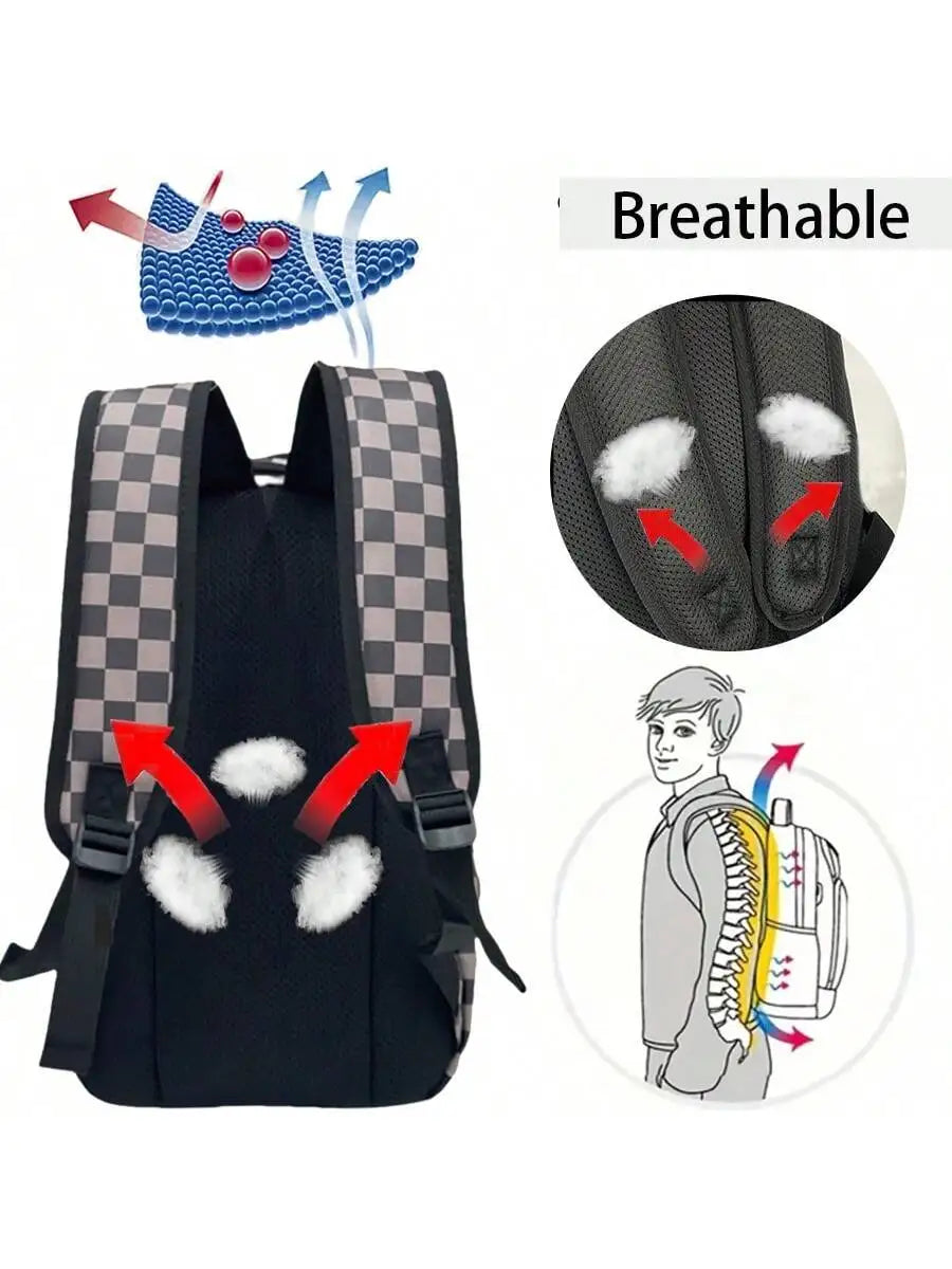 Trendy Large-Capacity Shark Mouth Backpacks for All Ages