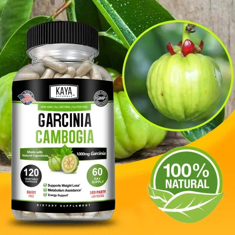 Garcinia Cambogia Extract Capsules | Natural Appetite Suppressant