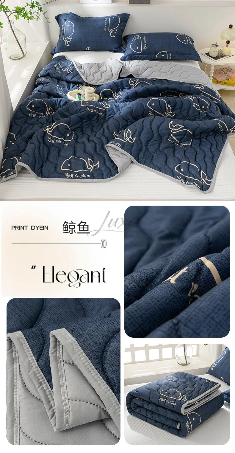Lightweight Breathable Cooling Summer Quilt | Soft Duvet Comforter