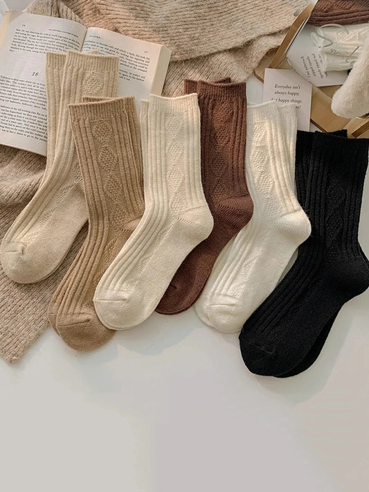 Women's Winter Cashmere Wool Socks | Thermal Warmth Pack
