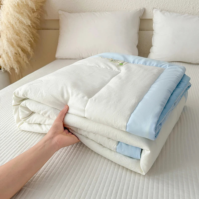 Soft Lightweight Summer Quilt | 100% Cotton Duvet Comforter