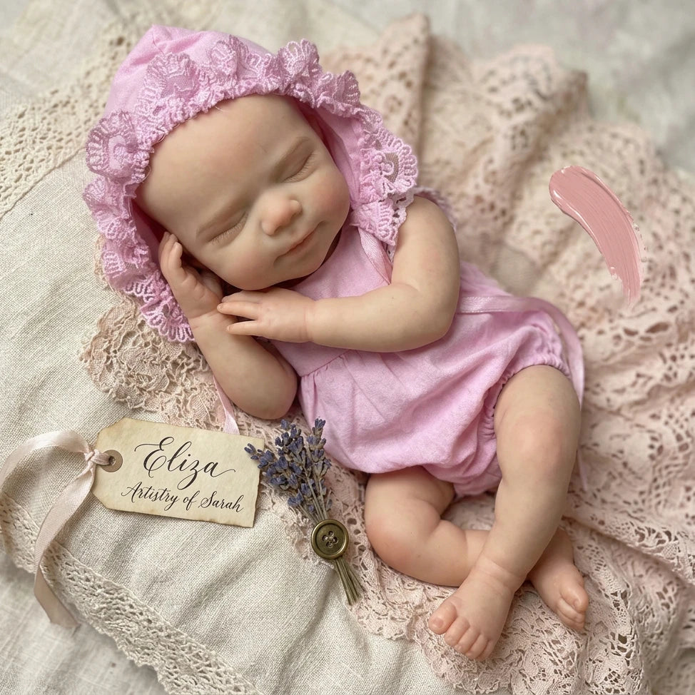 Muñeca bebé reborn de silicona suave de 13 pulgadas | El regalo de cumpleaños perfecto