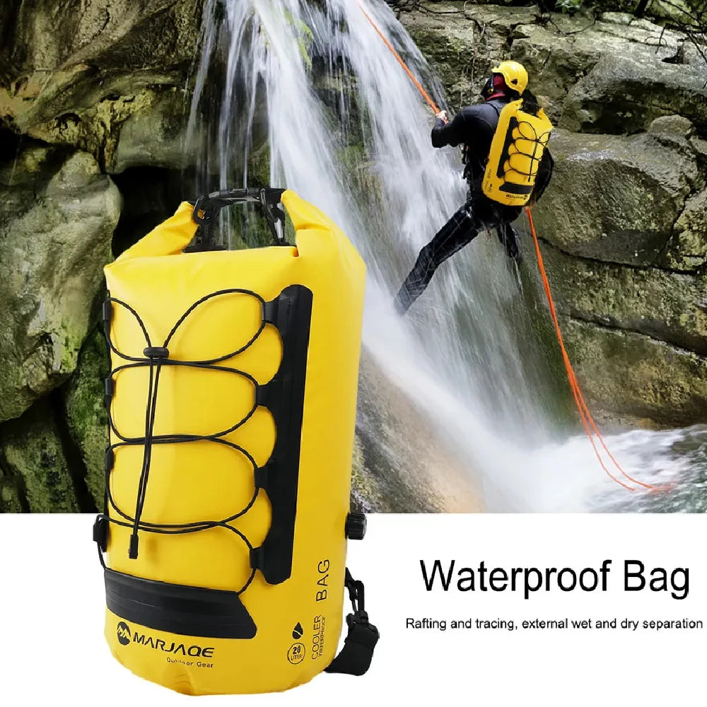 20L Waterproof Dry Bag Backpack | Lightweight Roll-Top Pack