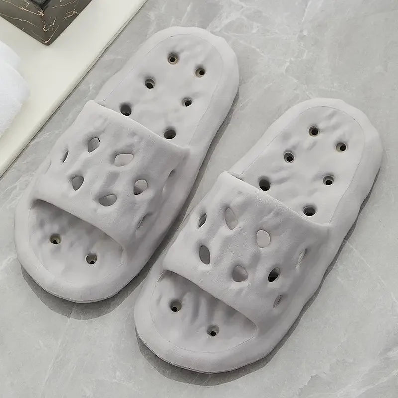 Women's Hollow-Out Quick-Dry Bathroom Slippers | Comfortable Slides