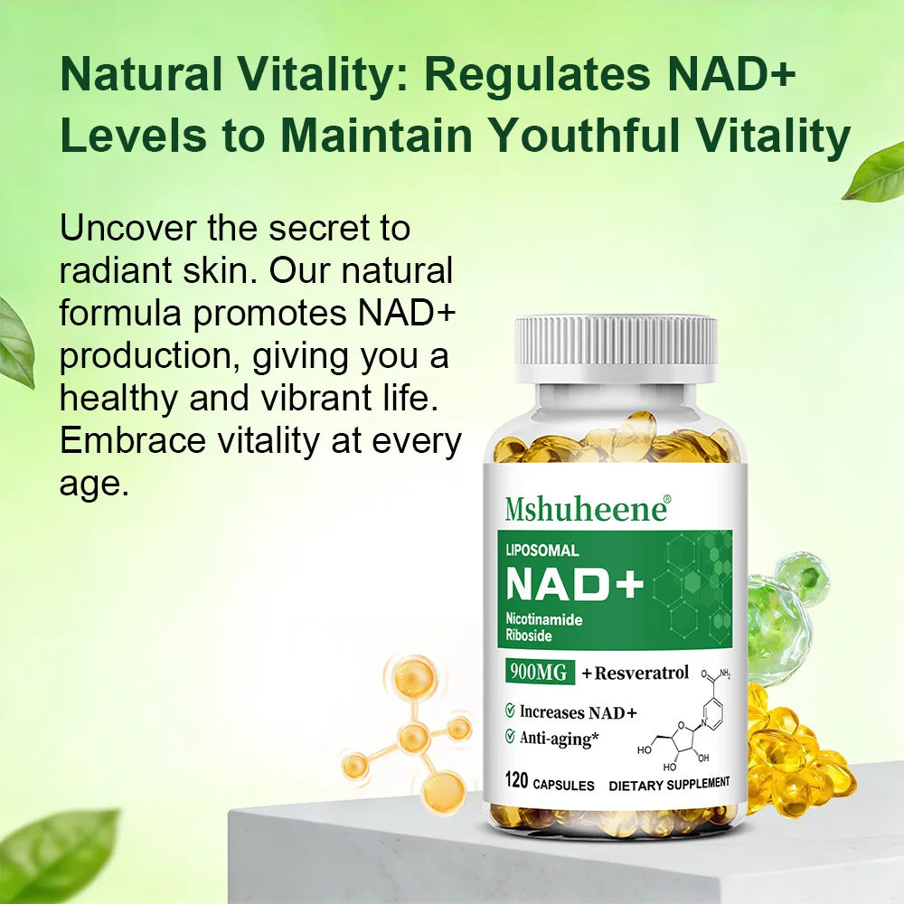NAD+ Booster Capsules with Quercetin | Anti-Aging & Energy