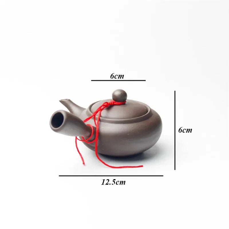 Elegante tetera hecha a mano de arcilla púrpura | Juego de té chino Kung Fu