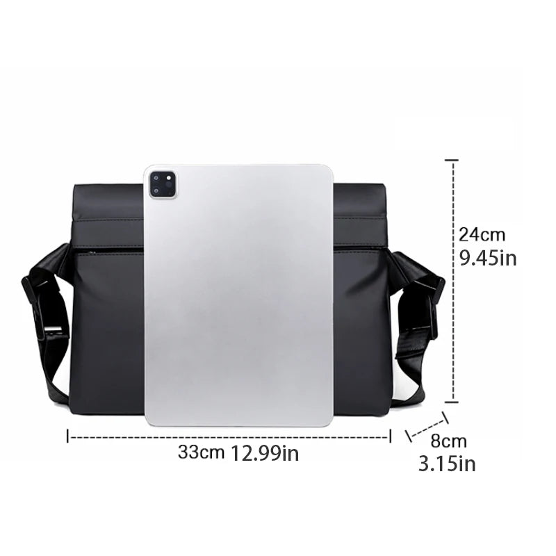 Large Capacity Retro Crossbody Bag | Stylish Travel Shoulder Bag
