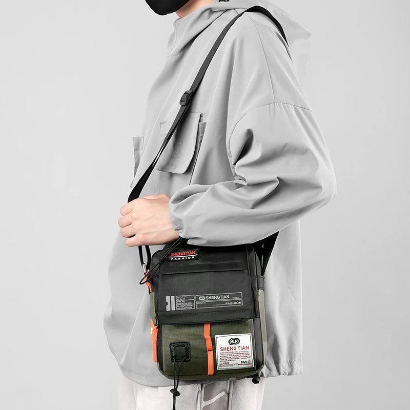 Waterproof Anti-Theft Sling Bag | Multi-Pocket Messenger for Travel