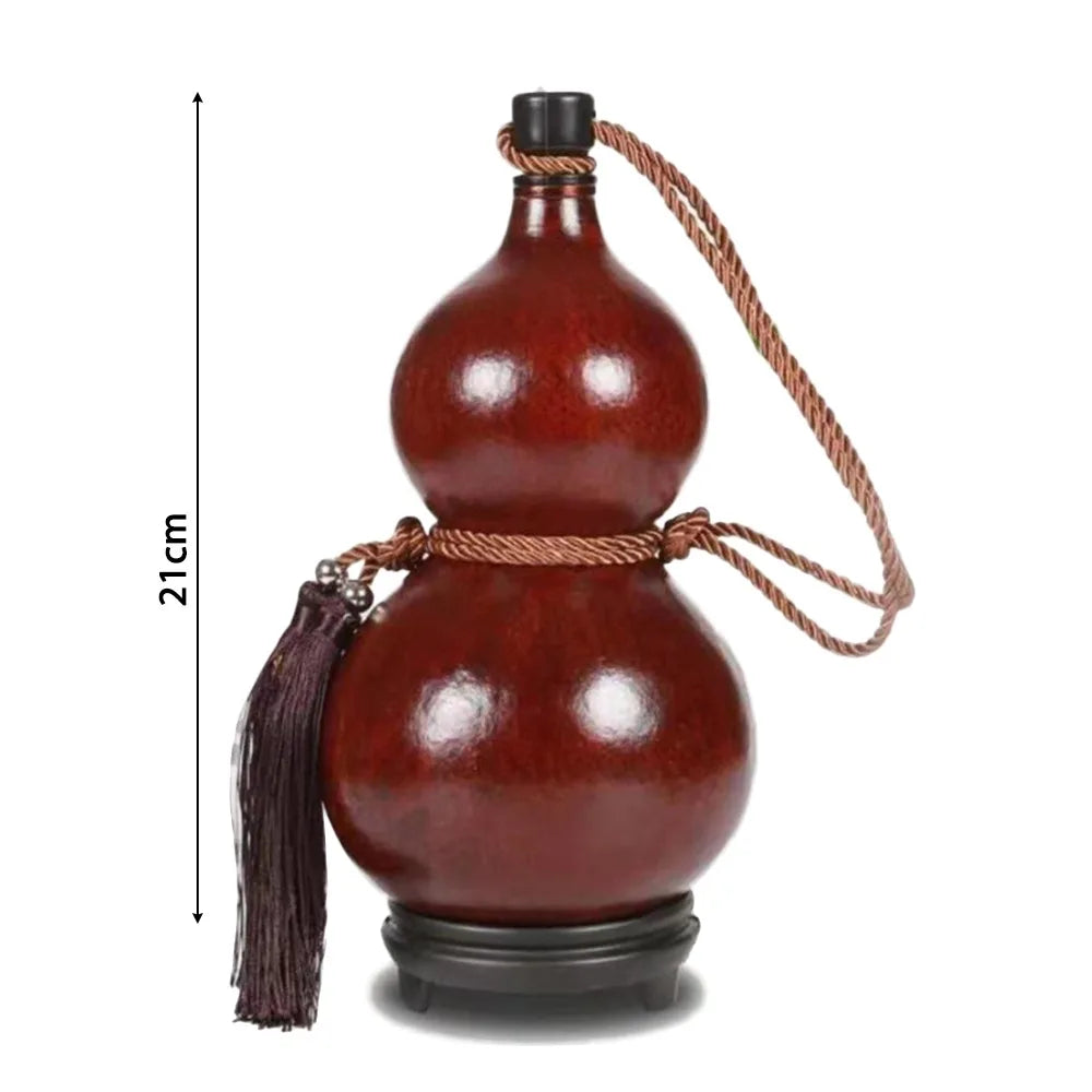 Large Capacity Retro Gourd Water Bottle | Durable & Stylish