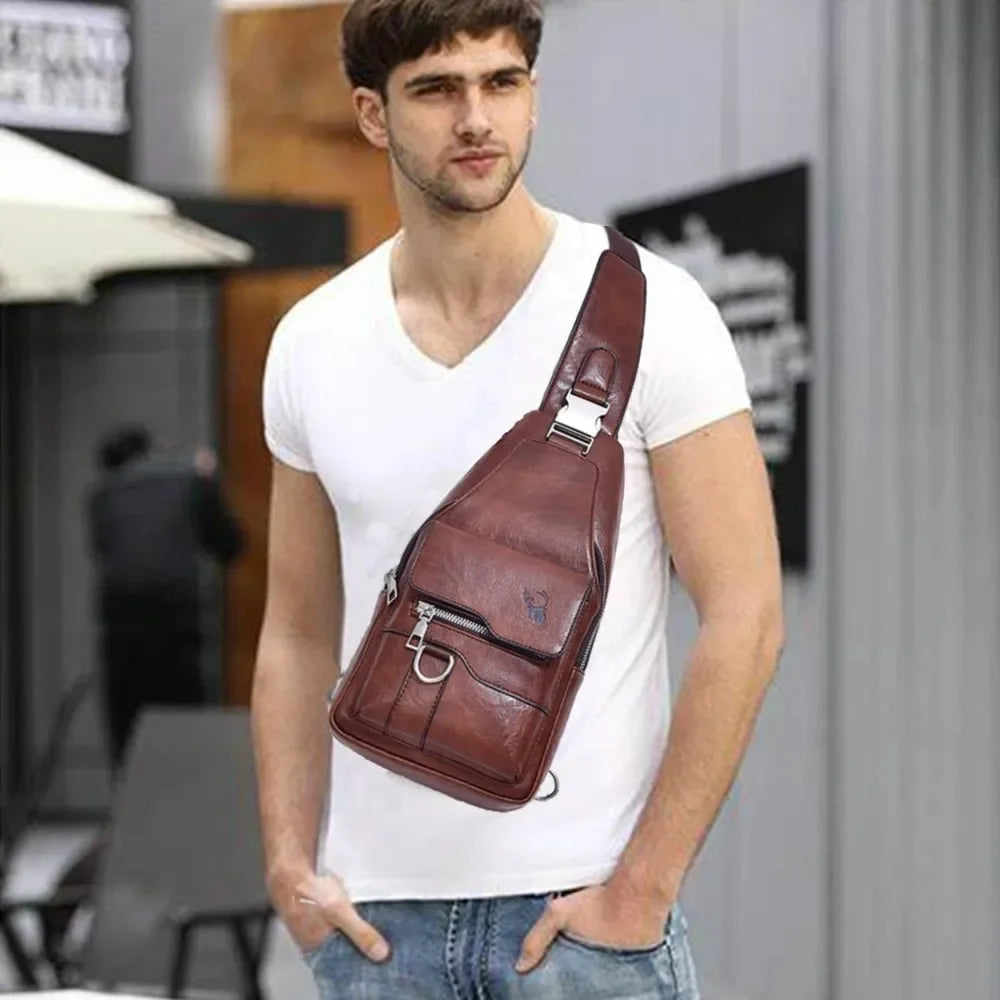 Durable Men's Crossbody, Tote, Shoulder & Chest Bags | Versatile Designs