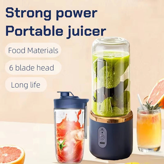 Exprimidor eléctrico recargable por USB | Extractor portátil de frutas y verduras