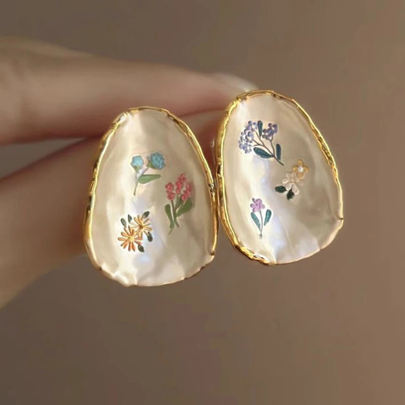 Elegant Flower Earrings for Women | Exquisite Vintage Jewelry
