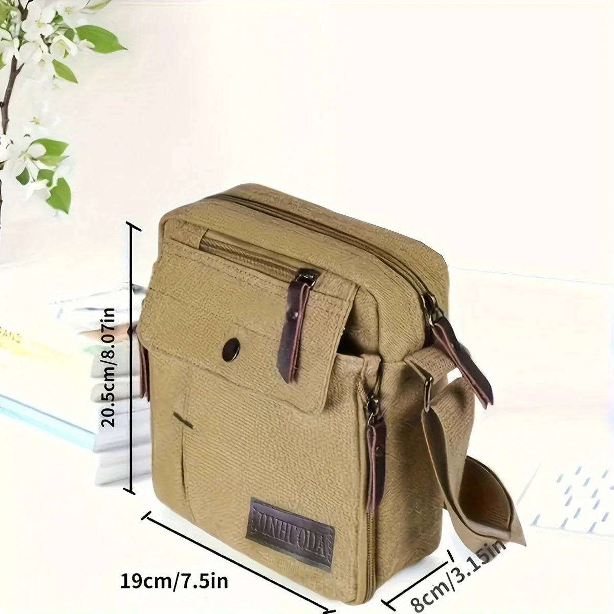 Unisex Canvas Crossbody Bag | Stylish Outdoor Casual Shoulder Bag