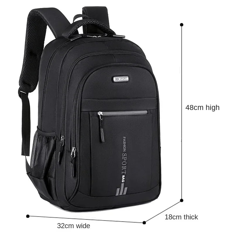 Men's Oxford Waterproof Backpack | Stylish School & Travel Bag