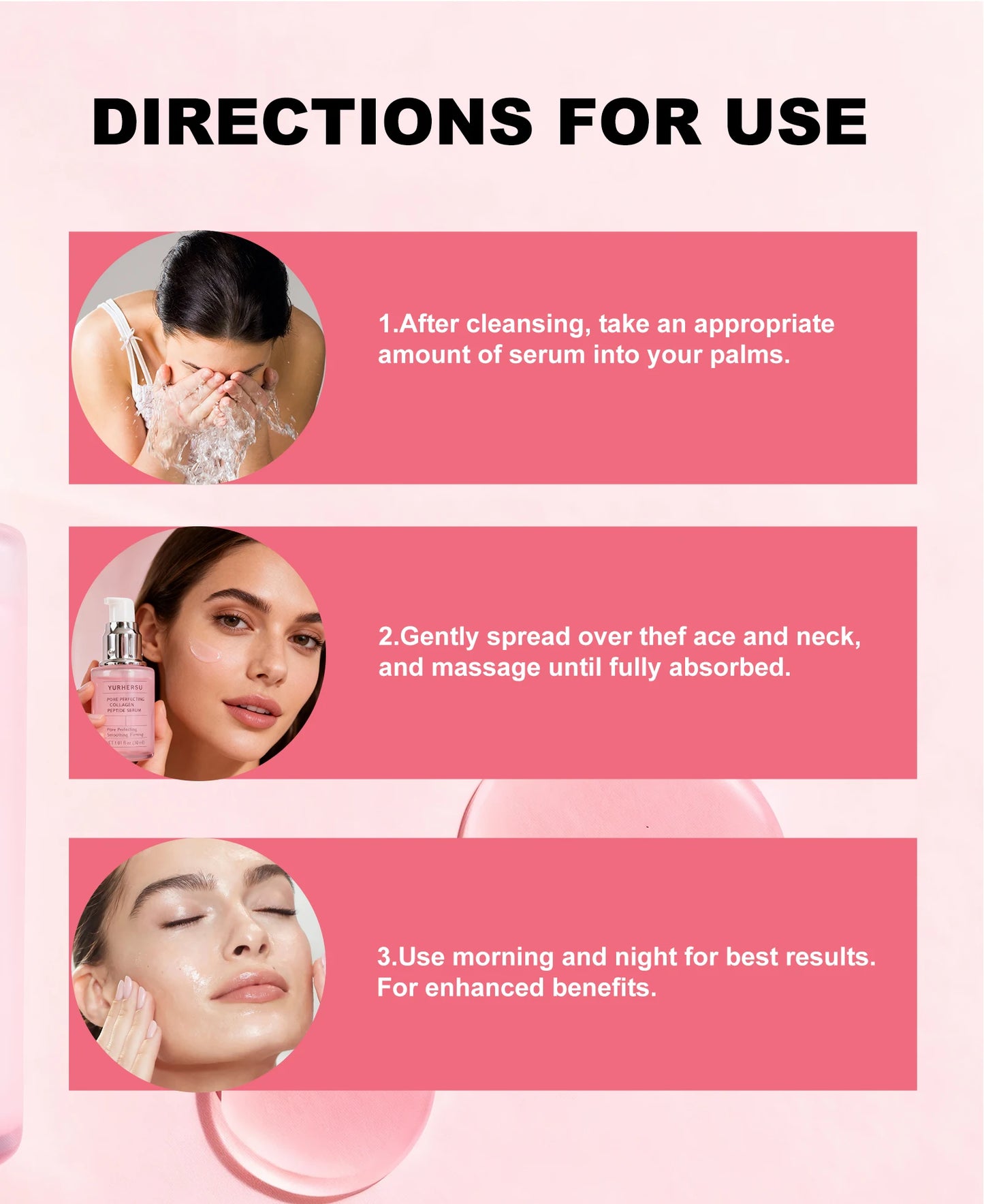 Collagen Peptides Face Serum | Anti-Aging & Firming Essence