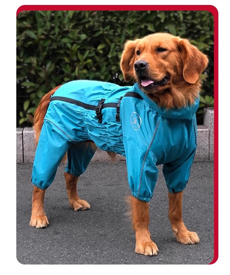 Waterproof Reflective Dog Raincoat | Adjustable Pet Jacket